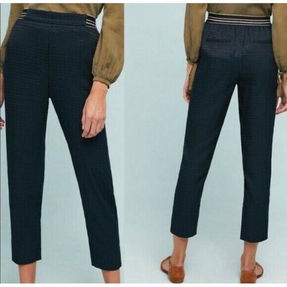 Anthropologie The Essential Pull-On Trouser Blue XS - Picture 1 of 7